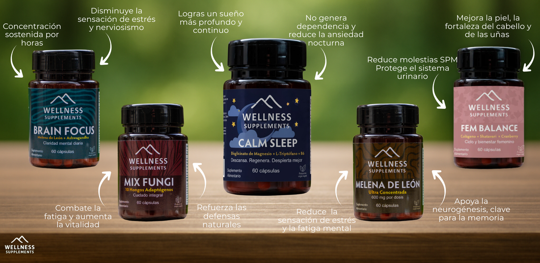 🌿 Wellness Supplements: Fórmulas Premium para Cuerpo, Mente y Equilibrio