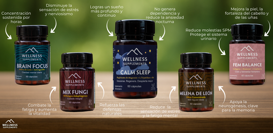🌿 Wellness Supplements: Fórmulas Premium para Cuerpo, Mente y Equilibrio