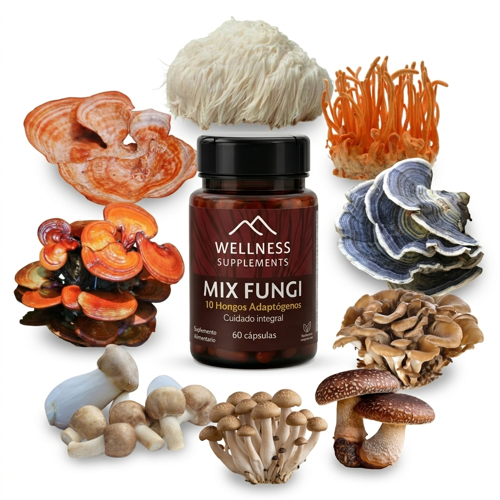 Mix Fungi 10 Hongos: claridad mental, energía y bienestar integral